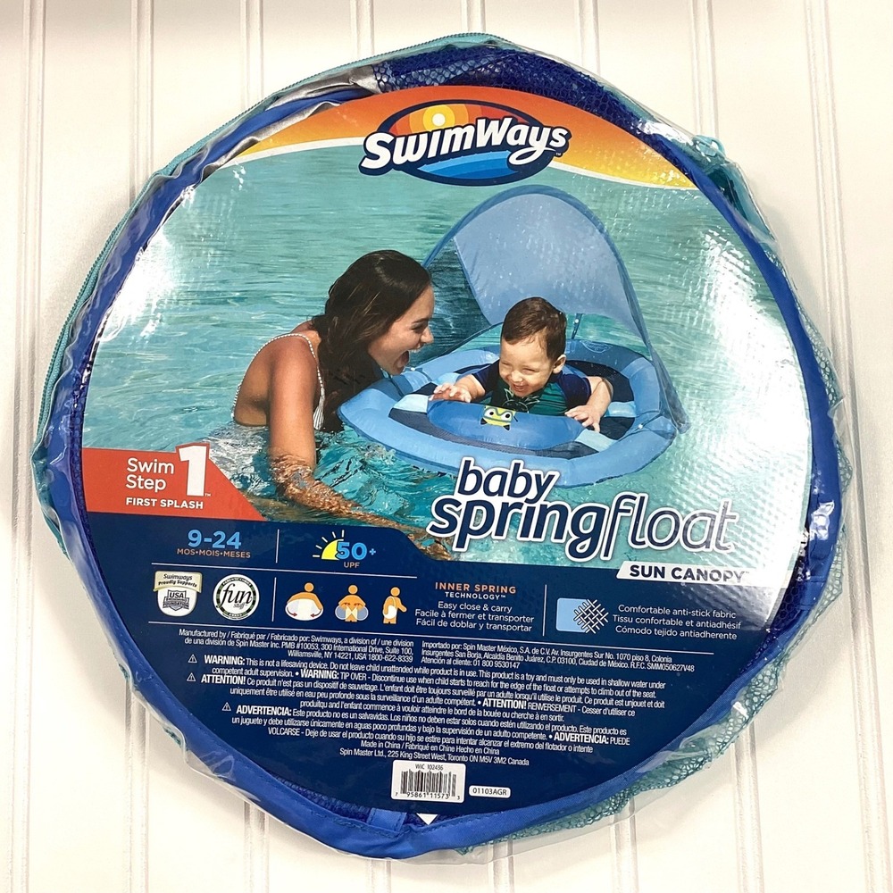 SwimWays Baby Spring Float Sun Canopy. 9-24 Months- 50+ UPF - Picture 5 of 6